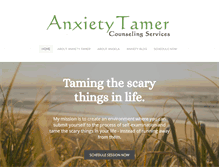 Tablet Screenshot of anxietytamer.com